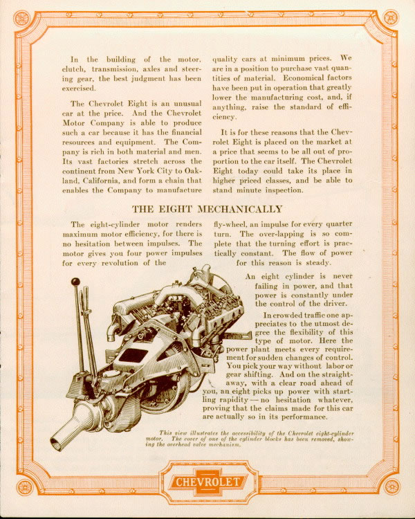 1918 Chevrolet Auto Advertising